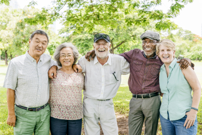 Seniors enjoying time